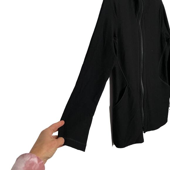 Eileen Fisher Stand Collar Long Jacket XS - Picture 3 of 5